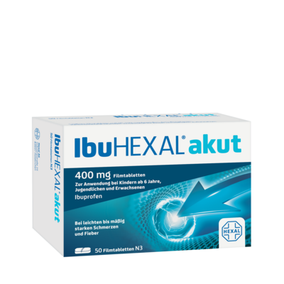 Abbildung von IBUHEXAL akut 400 Filmtabletten  50 St  Filmtabletten