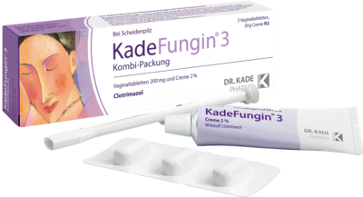 Abbildung von KADEFUNGIN 3 Kombip.20 g Creme+3 Vaginaltabl.  1 St  Kombipackung