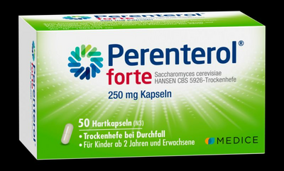 Abbildung von PERENTEROL forte 250 mg Kapseln  50 St  Hartkapseln