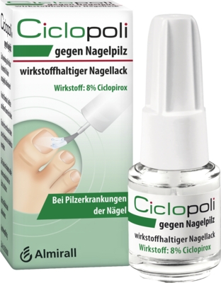Abbildung von CICLOPOLI gegen Nagelpilz wirkstoffhalt.Nagellack  3.3 ml  Wirkstoffhaltiger Nagellack