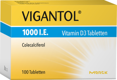 Abbildung von VIGANTOL 1.000 I.E. Vitamin D3 Tabletten  100 St  Tabletten